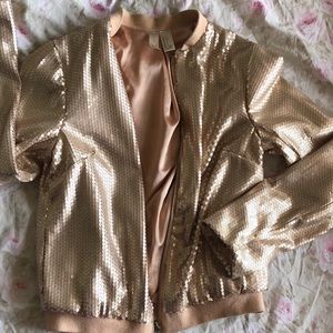 Sequin Puffer Jacket
